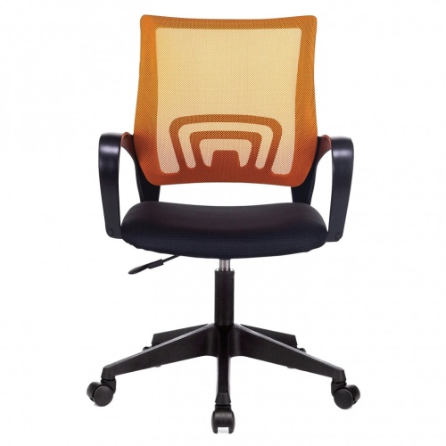 Кресло оператора Brabix Fly MG-396 ткань/сетка, черно-оранжевое 532084 фото 8